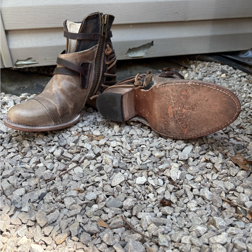 Women’s Brown Leather Freeabird Boots